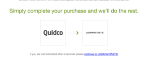 processing quidco 